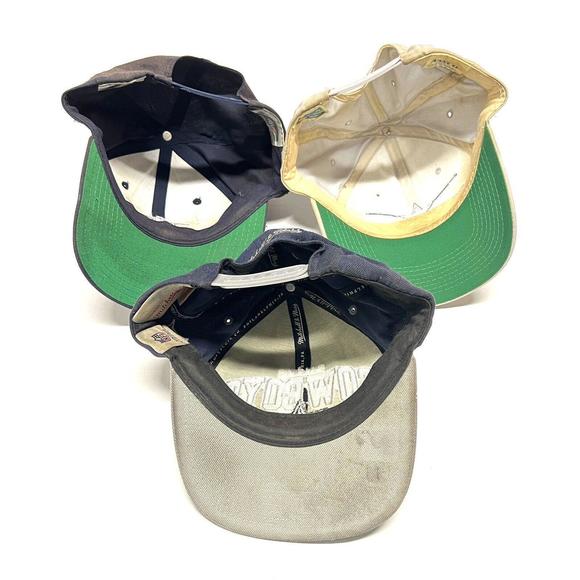 Lot Of 3 VTG Hats Dallas Cowboys THRASHED FOR CRAFTING OR REPAIR - NEED CLEANING - Picture 2 of 12